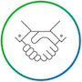 Handshake Icon Icon of two hands shaking